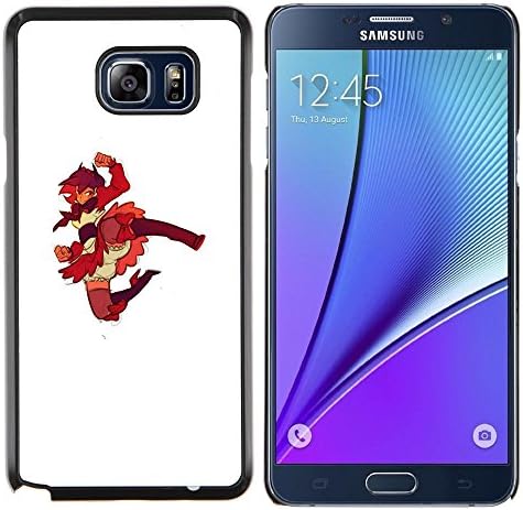 For Samsung Note 5 N9200 N920 - SUPERHERO REDHEAD JAPANESE GIRL /Design Hard Plastic Protective Case Slim Fit Cover/ - Super Marley Shop -