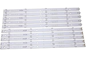 10pcs/Set LED Backlight Strip Compatible with LG 55UJ6300 55UJ6307 55UJ635V 55UJ634V 55UJ630V 55LJ5500 55UJ635 55UJ63_UHD 55L