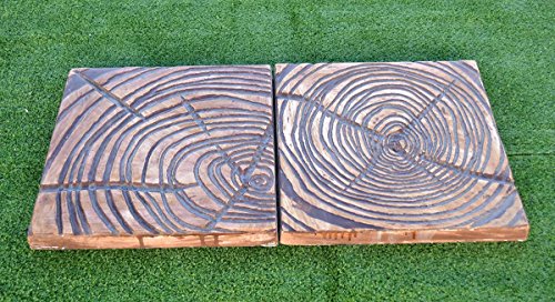 SET 5 pcs PLASTIC MOLDS CONCRETE PAVING SLABS STONE PATIO #S17