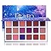Shouhengda Eyeshadow Palette, 8 Matte + 10 Shimmer Pigmented Eyeshadow Velvet Texture Blendable Long Lasting Starry Sky Makeup Palette