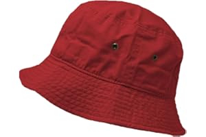 Glory Max Unisex Solid Color 100% Cotton Bucket Hat Small Brim Packable Travel Summer Beach Hat
