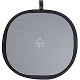 Andoer 24x24 inch Foldable Grey/White Balance Card 18% Grey Reference Reflector Grey Card with Carrying Bag