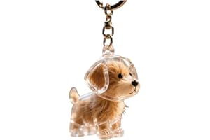 EPMANN Dog Hair Collector Keychain Charm Memorial Storage Box, Transparent Bottle for Pet Hairs Keychain, Pets Fur Keepsake Keyring for Collecting Hair, Portable Pet Memory Capsule(2)