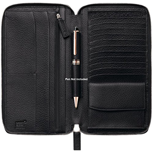 Montblanc 113304 Meisterstück Soft Grain Travel Wallet 13cc With Zipper