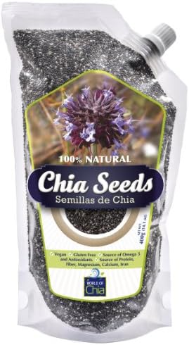 World of Chia Seeds in Pouch Bag with Spout, 14.1 Ounce