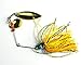 MELIP lures Fishing Hard Spinner Lure Spinnerbait Pike Bass 4pcs (17.4g/0.61oz)