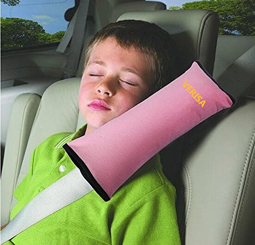 Auto Seat Belt Pillow Car Safety Belt Protect, Shoulder Pad, Adjust Vehicle Seat Belt Cushion For Kids, Pink
