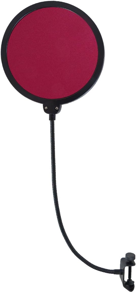 keepdrum EMH019RD Microphone Pop Protection Popkiller Red - Image 4