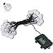 RECESKY Globe Battery Operated String Lights with Timer 60 LED 29ft Crystal Ball Decor Lighting for Outdoor Indoor Garden Party House Garland Ornament Christmas Tree Decorations - Warm White