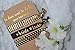 Samantha Margaret - Bride & Bride Tribe Hair Ties for Bridesmaid Gifts and Bachelorette Parties, Bridal Shower Favors, Hair Accessories - 11 Piece Set (Black/White & Gold)