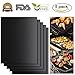 Kacebela BBQ Grill Mat, Non-Stick Barbecue Grill Mats Set of 5, Reusable and Easy to Clean, Best Grill Mat for Charcoal, Gas, Electric Grill, Heat Resistant and Dishwasher Safe, Heavy Duty Cooking Mat
