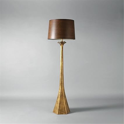 pie lampara de piso de madera retro