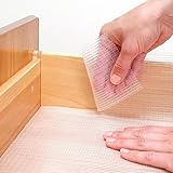 Con-Tact Brand Zip-N-Fit Ribbed Clear 18-inches by 4-feet Non-Adhesive Shelf Liner (Pack of 6)