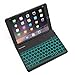 Favormates Keyboard Case for iPad 2018 (6th Gen) - iPad 2017 (5th Gen) -iPad Air 1 - Thin & Light - Aluminum Alloy - Wireless/BT - Backlit 7 Color - iPad Case with Keyboard (only for 9.7 inch ipad)