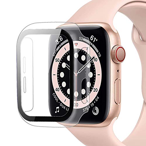 ایگرد | قیمت و خرید Miimall Compatible Apple Watch Series 6 44mm Case with  Screen Protector Anti-Scratch Shockproof Hard PC and Tempered Glass Film  Bumper Case for Apple Watch Series 6 Series