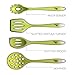 Home Kitchen Tools Spatula,Turner Utensil Set (8 Pcs) by Diamant Blue,Food Grade Silicone (Green)