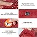 KXF Hot Water Bottle Electric Rechargeable Heating Pads Auto Shut Off Leak-Proof Portable Hand Warmer with Fleece Cover for Cramps Pain Relief