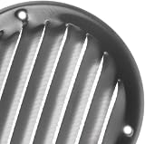 EUROPLAST 100mm Stainless Steel Round Air Vent Grille Cover with Insect Mesh view 7