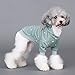 BONDOGLAND Pet Clothes Cute Breathable Puppy Onesies with Bag Soft Cat Vest Short Sleeves Cotton T Shirts Striped for Small Medium Doggie and Cats