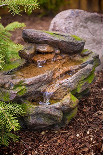 Majestic-Rock-Water-Fountain-Outdoor-Water-Feature-for-Gardens-Patios-Weather-Resistant-Design-Includes-Pump-LED-Lights