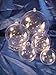 5 Clear Plastic Ball Fillable Ornaments 1 Each 5 Sizes