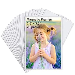 HIIMIEI 20 Pack Wallet Size Magnet Photo Frame