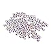 FASOTY 2800 Pieces Approx Crystal AB Flatback Nail Art Rhinestones Gems 2mm 3mm, 2 Sizes