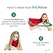 trtl Pillow - Scientifically Proven, Super Soft Neck Support Travel Pillow - Lightweight and Machine Washable - Ergonomic Design for Traveling on Airplanes, Cars, and Trains - Red