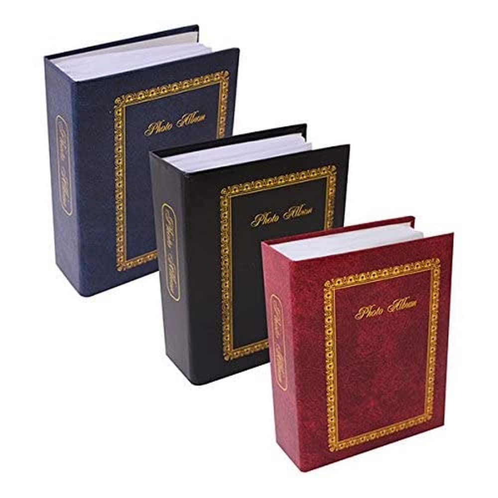 AtlonaTallon 6x4 Plain Photo Album with 100 Pockets(Assorted Colors)