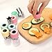 Vegetable Cutter Shapes Set Mini Pie Fruit and Cookie Cutters Stamps Mold,Decorative Food for Kids Baking and Food Supplement Tools Accessories Crafts for Kitchen (Colorfull, 20pack)