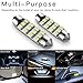 578 211-2 212-2 Led Dome Light Bulb for Car - Marsauto 569 6411 41mm 42mm Festoon 1.72 inch Interior Lights 6000K Xenon White (2 pcs)
