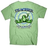 Peace Frogs - Teacher - Live Love Teach - T-Shirt