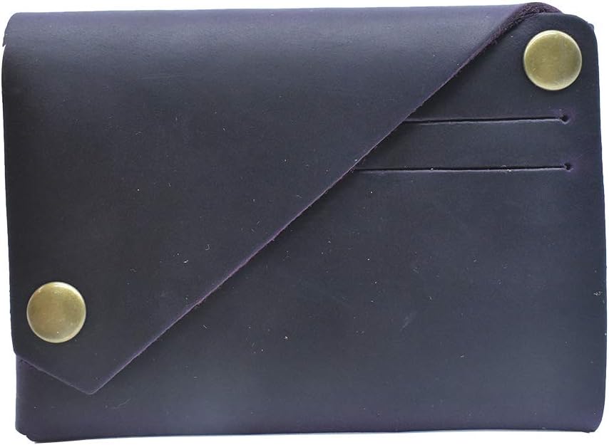 Amazon Co Jp Strutting メンズ 本革 コンパクト財布 パープル シューズ バッグ