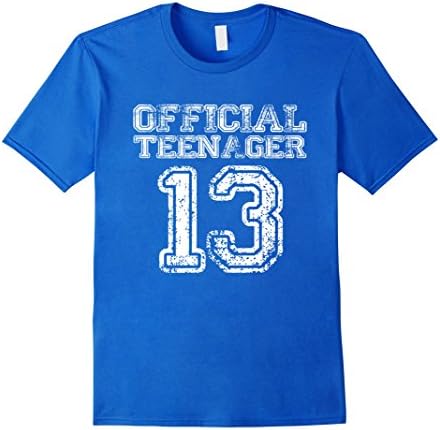Mens Official Teenager T Shirt - Funny 13th Birthday Girls Boys Medium Royal Blue