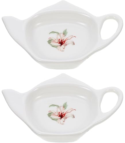 Coral Tealite Holder-White-5"W