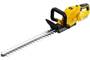 Cordless Hedge Trimmer with Rotatable Handle for Dewalt 20V Battery, 52cm Brushless Motor Trimmers Battery Powered, Electric 