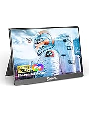 Arzopa 2K Portable Monitor, 13.3'' Ultra-Slim 2560x1600 100% sRGB Portable Laptop Monitor, USB C HDMI Gaming Computer Display IPS Eye Care Screen w/Smart Case & 2 Speakers, for PC Mac Phone PS4 Xbox
