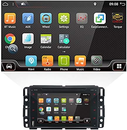 Android 8.1 Octa Core Double Din Car Stereo for GMC Yukon/Chevrolet Tahoe,YUNTX in Dash Car GPS Navigation with 7 Inch Multi-Touch Capacitive Screen Head Unit, Car Radio with Rear Camera (Android 8.1)