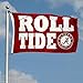 College Flags and Banners Co. Alabama Crimson Tide ROLL Tide Double Sided Flag