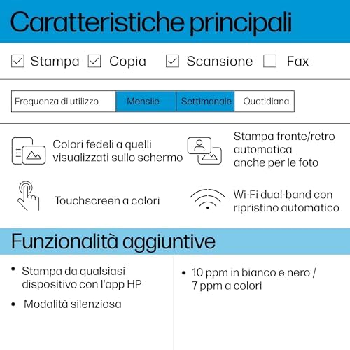Envy 6120e 714L8B, Stampante Multifunzione a Getto d'Inchiostro A4 a Colori, Stampa Fronte e Retro Automatica, Fino a 10 ppm, Wi-Fi, Smart, 3 Mesi di Inchiostro Instant Ink Inclusi, Bianca