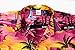 LA LEELA Mens Hawaiian Shirts Short Sleeve Button Down Shirt Men's Shirts Casual Beach Vacation Hawaii Island Shirts for Men Funny S Scenic, Pink