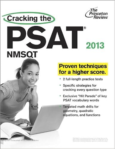 Amazon Com Cracking The Psat Nmsqt 2013 Edition College Test Preparation 9780307944764 Princeton Review Books