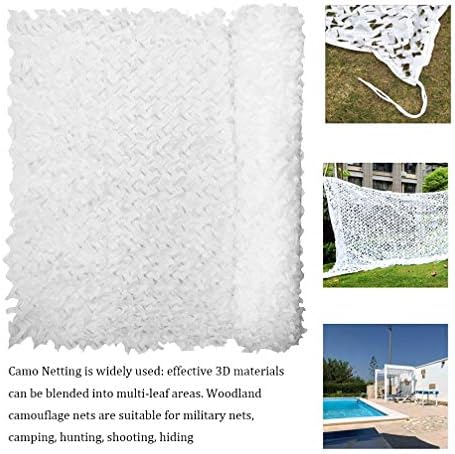 商舗 カモシェード日ネッティング日焼け止めサンシェード日よけオックスフォード生地のテント キッズツリーハウスの建物の庭の装飾キャンプ軍陸軍屋外の写真を隠す狩猟鳥のために 白を見て Color White 10m 10 Size 32 8 32 8ft