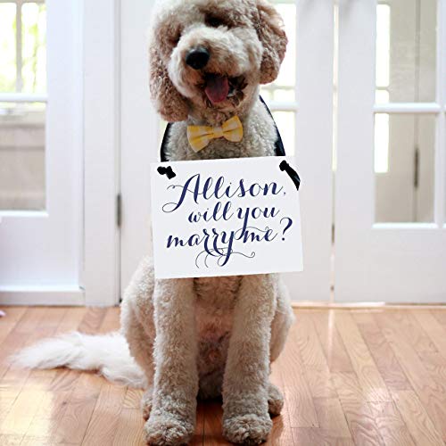 Custom Will You Marry Me Proposal Sign With She Said Yes On Back