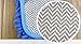 Moolecole Microfiber House Floor Cleaning Mop Slippers Detachable Mopping Shoes Cleaning Tool Fits Mens Size 7-8.5 Blue