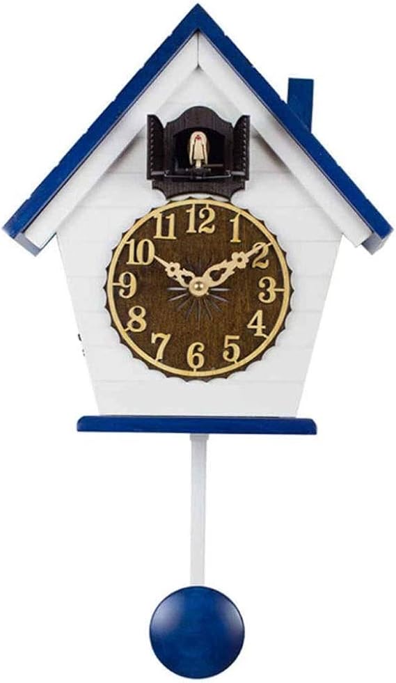 NL Reloj de Pared Reloj de Cuco de Madera Artesanal, Cuco de la Sala de