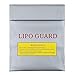 Generic CoBean Silver Large Size Lipo Battery Guard Sleeve/Bag for Charge & Storage