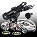 Spoya BATMAN Badge shield symbol 1 pair of CREE 3W LED wired car door step logo shadow welcome projector lights