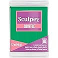 Sculpey Soufflé™ Polymer Oven-Bake Clay, Shamrock Green, Non Toxic, 1.7 oz. bar, Great for jewelry making, holiday, DIY, mixed media and more! Premium light-weight oven bake clay.