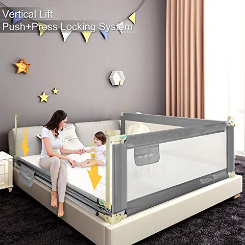Bed Rails for Toddlers,Upgraded Baby Safety Bed Rail Guard Vertical Lifting Bed Guardrail Extra